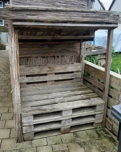 Strandkorb aus Paletten - Bild 1 von 2