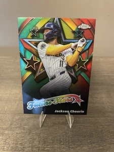 2025 Topps Chrome #FS-4 Jackson Chourio Future Stars - Picture 1 of 4