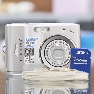 Nikon COOLPIX L14 Silver Compact Digital Camera 7.1MP Tested Working - Picture 1 of 12
