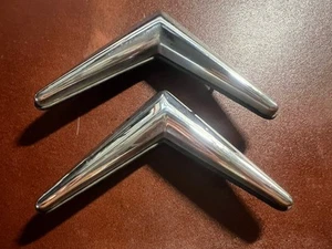 CITROEN Car Badges Emblems Logos 9638391580 Original 2 Pieces - Picture 1 of 7