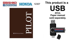 2005 Honda Pilot Shop Service Repair Manual USB - Bild 1 von 3