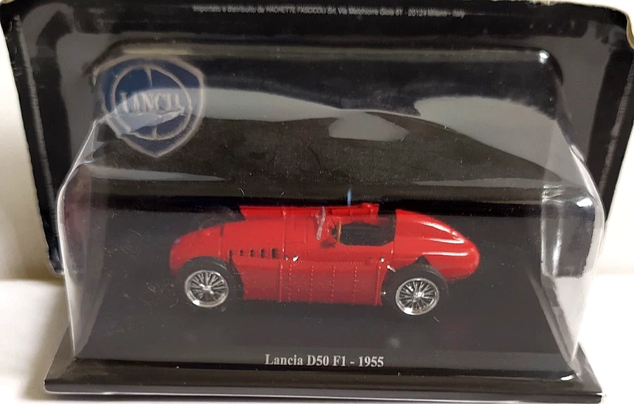 HACHETTE 1:43 AUTO DIE CAST LANCIA D50 F1 1955 ROSSO   ART RM LANCIA 2 - Immagine 1 di 1