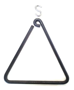 Speiseglocke Klingeln Dreieck Gusseisen rustikal Bauernhaus ohne Klingeln - Bild 1 von 6