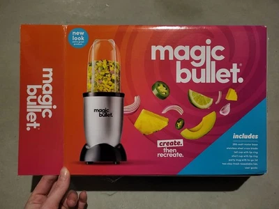 Batidora pequeña Magic Bullet plateada Foto 1 de 3