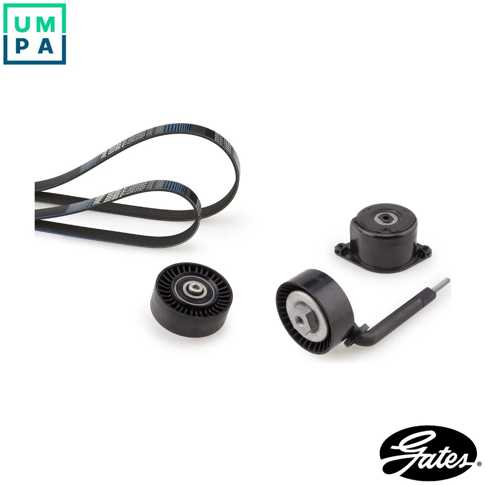 VRIBBED BELT SET K066PK2063 FOR BMW M57D30 3.0L 6cyl 3 E90 - Image 1 of 4