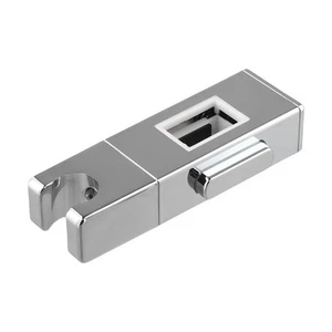 Support de pommeau de douche ABS réglable pour rail de levage rectangulaire pince sécurisée - Photo 1/13