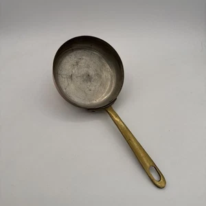 Vintage Metal Copper Brass Frying Pan Small 5” Lot Kitchen Decor - Picture 1 of 7