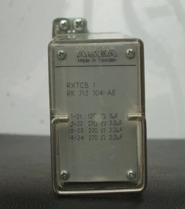 ASEA COMBIFLEX RXTCB 1 RK 713 104-AE RELAY MODULE - Picture 1 of 6