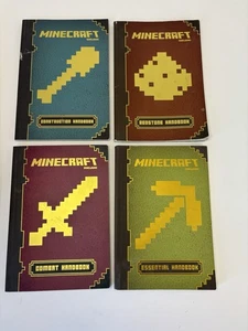 Minecraft: The Handbook Collection - 4 Book Lot -Paperback by Mojang -2014 - Picture 1 of 5