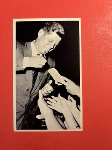 Tarjetas Ed-U 1964 JFK John F. Kennedy - Candidato demócrata JFK firmas autógrafos - Imagen 1 de 2