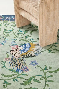 Share Similar Items Sponsored See all Handmade Wool Tufted Rug Aria Design Gree - Picture 1 of 4
