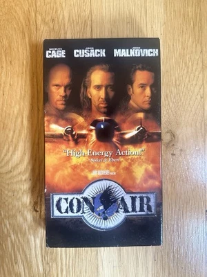 Con Air (1997) VHS Nicolas Cage, John Cusack, John Malkovich, Steve BUSCEMI - Image 1 of 3