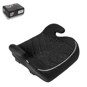 Sitzerhöhung mit ISOFIX Auto Kinder 125-150cm ECE R 129 Polster Schwarz - Picture 1 of 10