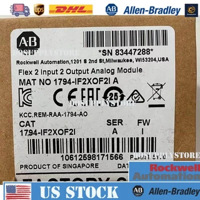AB 1794-IF2XOF2I/A FIex 2 lnpnt 2 Output Analog module US Free Tax - Image 1 of 4