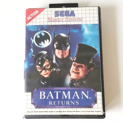 Master System BATMAN RETURNS Boxed & Complete Sega PAL - Image 1 of 4