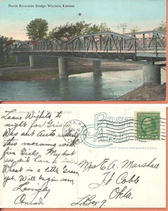 North Riverside Bridge, Wichita, Kansas, 1912 - Picture 1 of 1