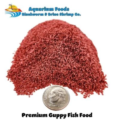 PREMIUM GUPPY FISH FOOD 0.5mm Slow Sinking/Sinking - COLOR ENHANCING - Image 1 of 4