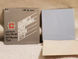 Calumet Profesional Filter System No. 82A Blue 75 x 75mm, 3x3" - Picture 1 of 5