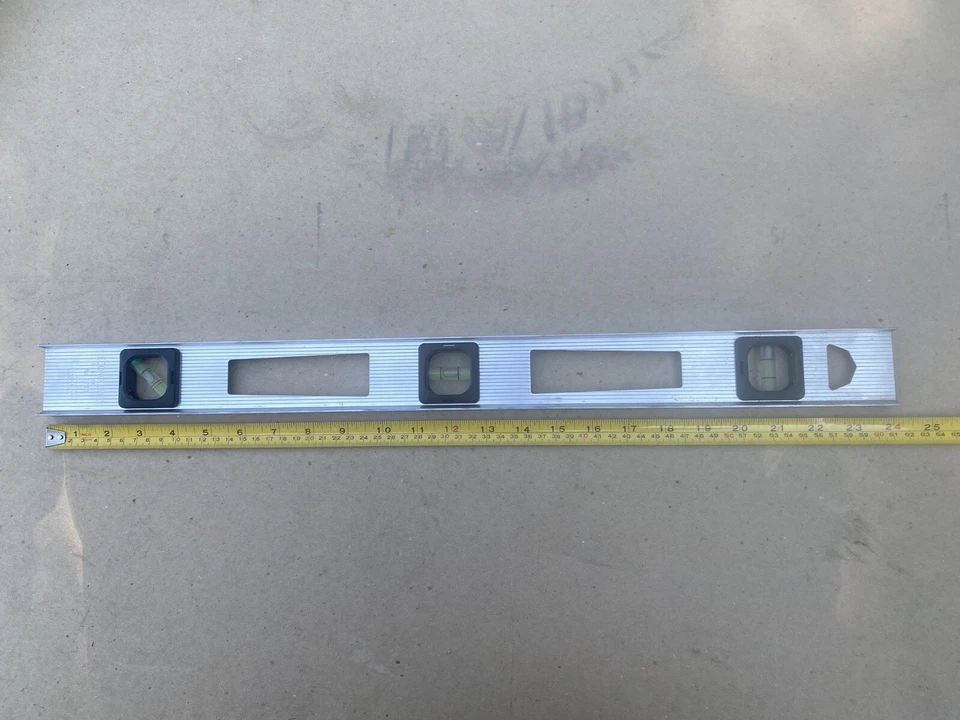 Johnson Level 24" Extruded Aluminum I-Beam Level Made in USA Nos - Image 1 of 1