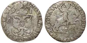 Netherlands / Nijmegen - 6 Stuivers "Rijderschelling" 1691 - Imagen 1 de 3
