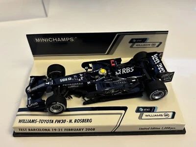 1/43 Minichamps Williams FW30 "Barcelona Test 2008" Nico Rosberg - Image 1 of 2