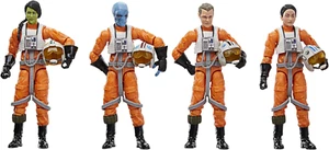 STAR WARS The Vintage Collection X-Wing Pilot 4-Pack Collectible Action Figures - Picture 1 of 5