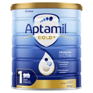 Aptamil Gold+ Pronutra Biotik Stage 1 900g Infant Formula 0-6 Months - Picture 1 of 4