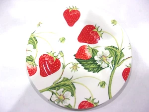 Creative Tops Dinner Plate England Fine China Berry Fields Strawberries Fruit - Picture 1 of 4