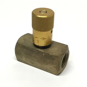 Deltrol EN30B Easy Read Brass Flow Control Needle Valve 28gpm, 2000psi, 1/2" NPT - Picture 1 of 5