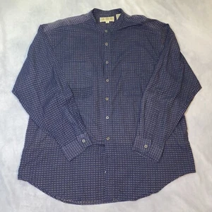 Joseph Abboud Shirt Mens XL Blue Long Sleeve Button Down - Picture 1 of 10