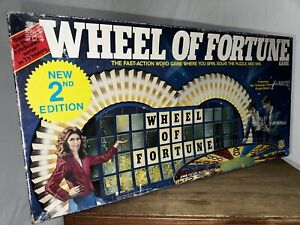 wheel of fortune 2nd edition board game. 1985. 100% Complete. Merv Griffin