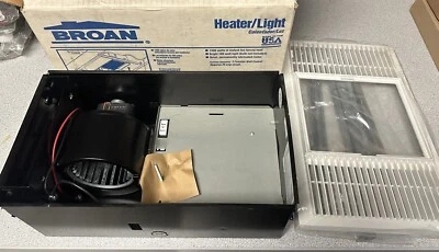 NEW Broan 656 ventilation, fan, heater combination unit, 1300W  *NO LIGHT INC. - Image 1 of 4