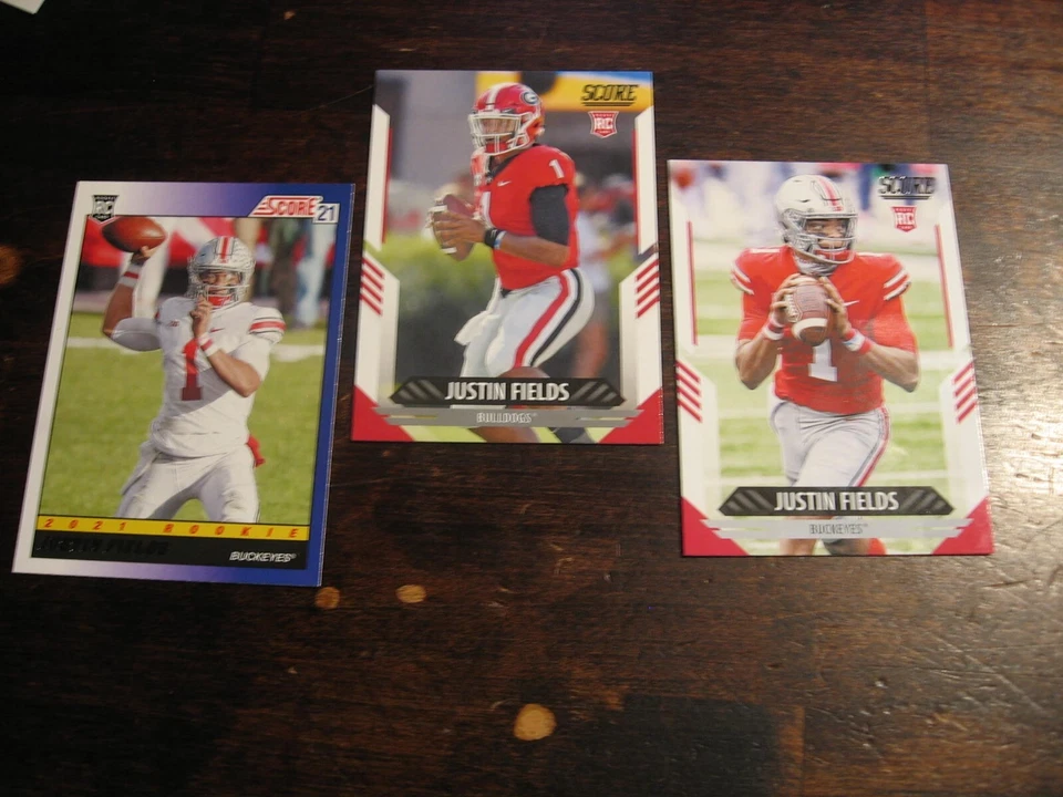 2021 Panini/Score (3) Different RC JUSTIN FIELDS: TB2; #302; #360-NM/MT - Image 1 of 2