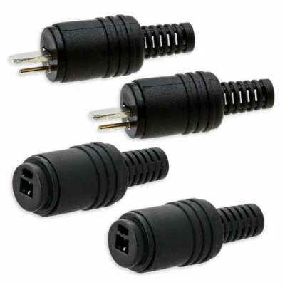 Lautsprecher Audio SET Din 2-pol. 2x LS-Stecker 2x LS-Buchsen schraubbar Adapter - Bild 1 von 4