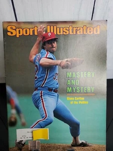 21 de julio de 1980 SPORTS ILLUSTRATED Steve Carlton Philadelphia Phillies Béisbol - Imagen 1 de 8