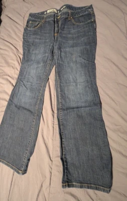 Mossimo Supply Co Womens Mid Rise Bootcut Blue Jeans Size 17S - Image 1 of 4