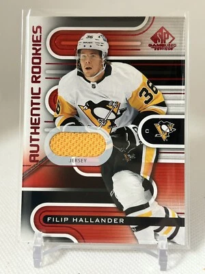 2022-23 SP Game Used Authentic Rookies Red Jersey Filip Hallander #153 Rookie RC - Image 1 of 2