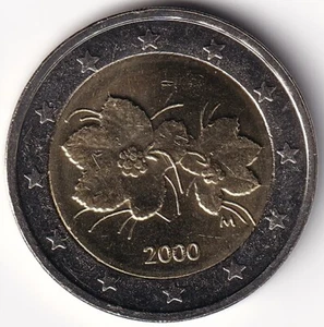 2 Euro Münze Finnland - 2000 - "Moltebeere" - Picture 1 of 2
