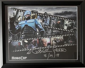 Peter Weller handsignierter Robocop 12x16 limitierte Auflage Foto gerahmt - Bild 1 von 7