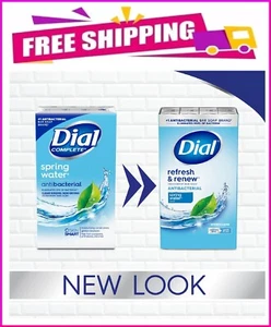 Dial Antibacterial Bar Soap, Refresh & Renew, Spring Water, 4 oz, 12 Bars - Picture 1 of 7