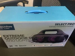 Anker Soundcore Select Pro + Portable Outdoor Speaker LED Bluetooth Speaker IPX7 - Picture 1 of 1