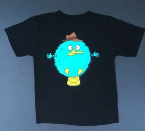 PERRY THE PLATYPUS T-SHIRT "Static Puff" Phineas & Ferb - Kids M - TEE - DISNEY - Picture 1 of 4