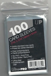 ULTRA-PRO CARD SLEEVES 100 PACK NEW #83622 - Picture 1 of 1