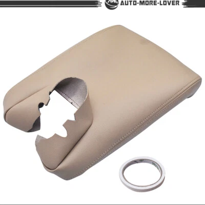 Para Acura TL 2009 2010-2014 Cuero Consola Central Tapa Apoyabrazos Cubierta Vinilo Tostado Foto 1 de 4