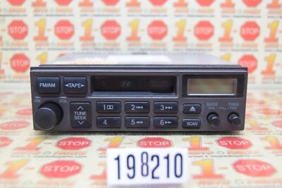Receptor reproductor de casete radio AM/FM 2001-2006 HYUNDAI ELANTRA 96140-2D106AX OEM Foto 1 de 4