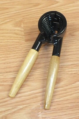 Elegante Cascanueces Sheller Alicates de Nogal Abridor de Metal Herramienta de Tuerca ¡Mango de Madera! Foto 1 de 4