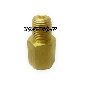 Brass Turbo Oil Feed Restrictor Fitting 1/8' NPT Male To Female .065" Restrictor - Picture 1 of 3