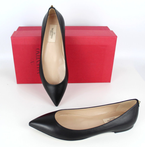 NUOVE scarpe ballerine Valentino Garavani One Rockstud nere EU 36