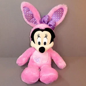 Peluche Minnie Mouse Conejo 19" rosa tienda Disney genuino original auténtico - Imagen 1 de 13