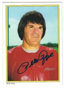 Signierte PETE ROSE Philadelphia Phillies 1983 Topps Glossy All-Star Karte #14 mit Echtheitszertifikat - Bild 1 von 1